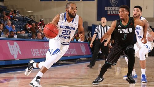 Georgia State, featuring guard Justin Seymour, will host Alabama A&M on Wednesday at the GSU Sports Arena. PHOTO / JASON GETZ