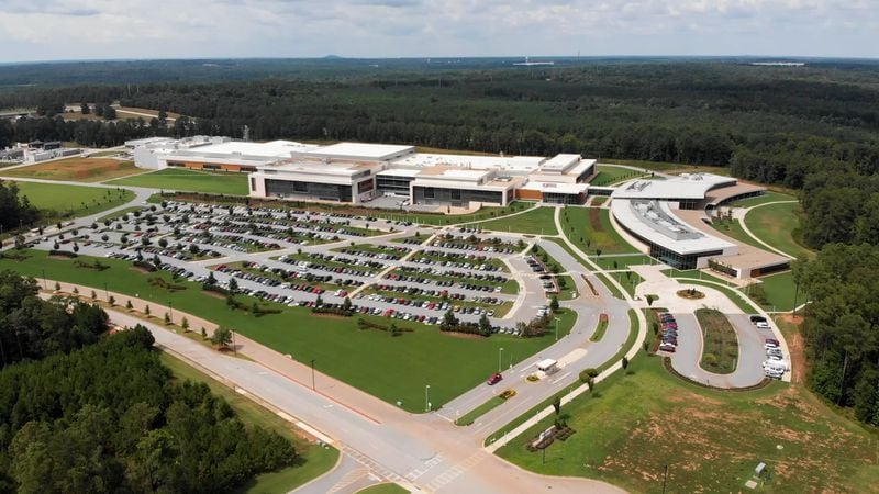 Aerial photo of Takeda's massive facility in Georgia.
