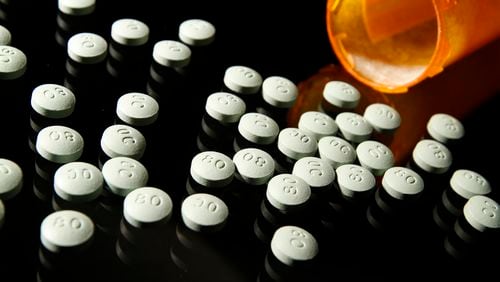 Deaths from overdoses on prescription opioids are fuelling a steep increase in general deaths from drug overdoses in the 10-county Atlanta area. A new data analysis released by the Atlanta Regional Commission confirms the problem. (Liz O. Baylen/Los Angeles Times/TNS)