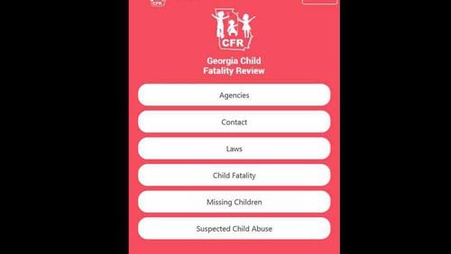The “GaCFR” app, a collaboration from state agencies, is intended to help curb child abuse and fatalities in Georgia.