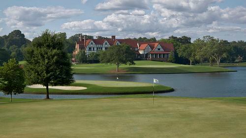The Tudor-style clubhouse of the East Lake Golf Club is designed by noted architect Philip Shutze. CONTRIBUTED BY: Atlanta Preservation Center