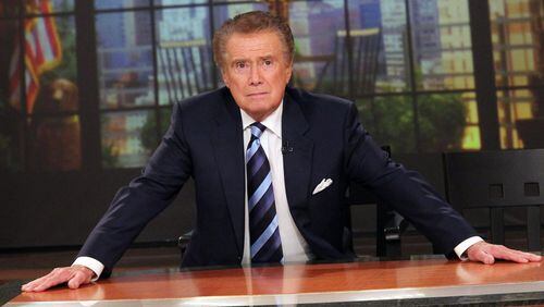 Regis Philbin attends a press conference on his departure from ‘LIVE! with Regis and Kelly’ at ABC Studios on November 17, 2011 in New York City. (Photo by Rob Kim/Getty Images)