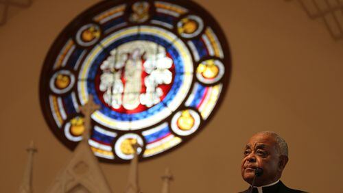 A new lawsuit filed by a former altar boy accuses the Catholic Archdiocese of Atlanta of helping to cover up the sex abuse of a longtime priest. Pictured is Archbishop Wilton Gregory who leads Atlanta. TAYLOR CARPENTER / TAYLOR.CARPENTER@AJC.COM