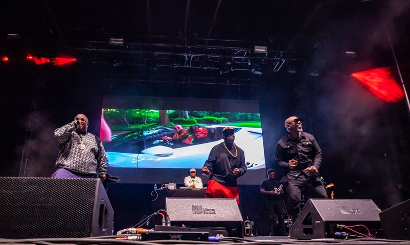 Goodie Mob with Cee Lo Green  joined Atlanta rap icon Big Boi as he played the final show of the "Big Night Out" concert series at Centennial Olympic Park on Oct. 25, 2020.