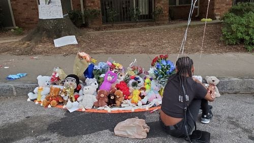 The friend of a 14-year-old boy killed in a shooting this month at an impromptu memorial set up where he was shot.