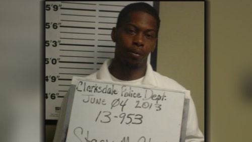 Police in Clarksdale, Mississippi, said a man named Stacy Clark entered the police department around 7:30 a.m. Wednesday and assaulted a dispatcher.