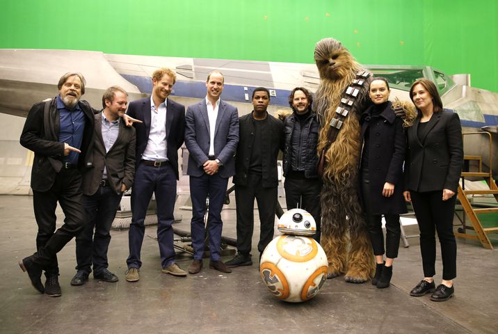 Royals visit Star Wars set