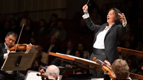 Nathalie Stutzmann conducted the Atlanta Symphony Orchestra in performances of Bruckner’s Symphony No. 9 and Te Deum during the first of two special Bruckner@200: Architect of the Spirit programs. Part two will unfold on Jan. 25 and 27.
