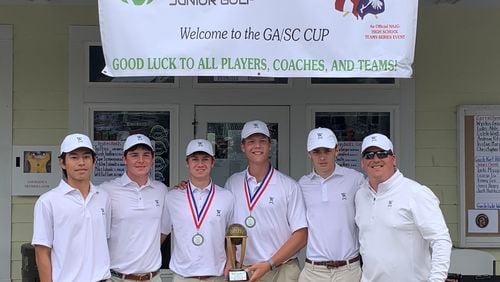 The Westminster boys were the winning team and helped Georgia win the Georgia-South Carolina Cup.