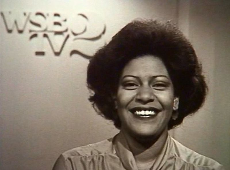 Jocelyn Dorsey in the 1970s as noon anchor for WSB-TV. 