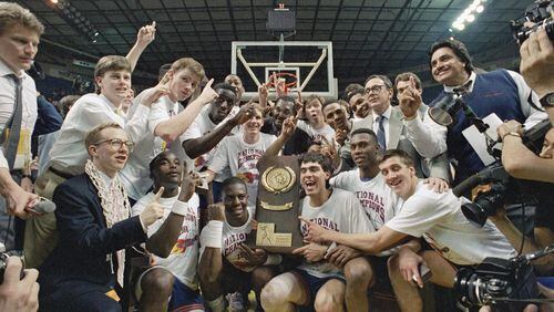 The 1988 NCAA champion Kansas Jayhawks. I didn't pick them. (Susan Ragan/AP photo)