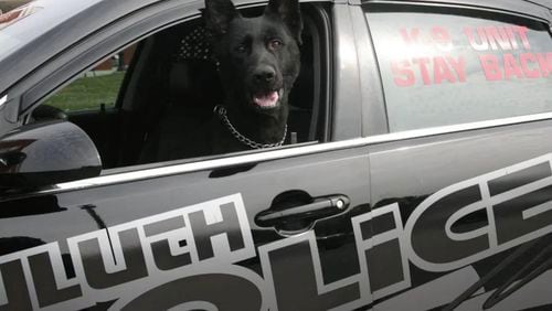 After six dedicated years of service to the Duluth Police Department, K9 Alf has been retired due to health issues. Courtesy Duluth Police Department