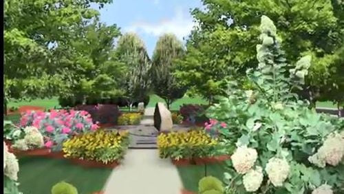 The dedication ceremony for the Pota Coston Memorial Garden and Monument at Kenwood Park in Fayetteville has been set for March 25. CONTRIBUTED