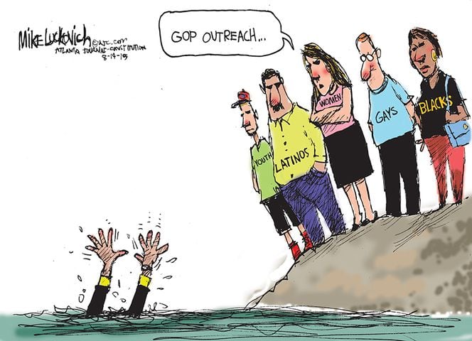 Mike Luckovich: Over his head