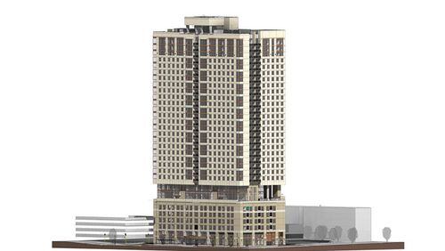 A rendering for The Metropolitan at Atlanta. (Credit: Landmark Properties)