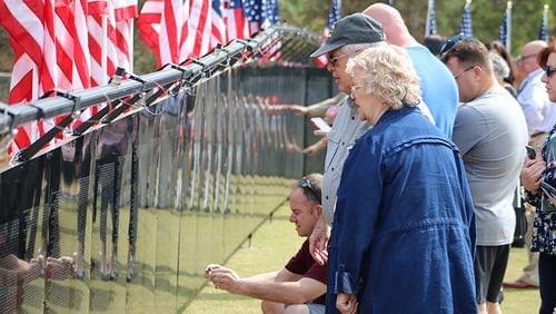 “The Wall that Heals,” a replica of the Vietnam Veterans Memorial, will find a new home in Johns Creek. A groundbreaking for a permanent installation is set for July 3 at Newtown Park. CITY OF JOHNS CREEK