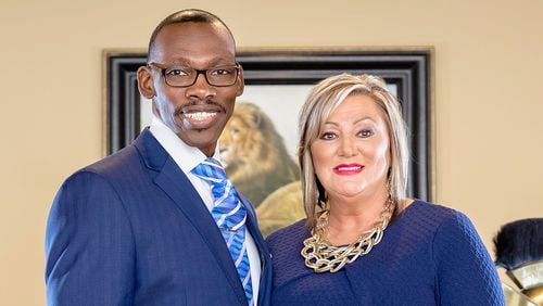 Bishop Stephen A. Davis and his wife Darlene. Davis, the current Senior Pastor of New Birth Birmingham has been named as the senior pastor for New Birth Lithonia, following Bishop Eddie Long's death on Jan. 15 at age 63. Photo courtesy Danny Austin Photography