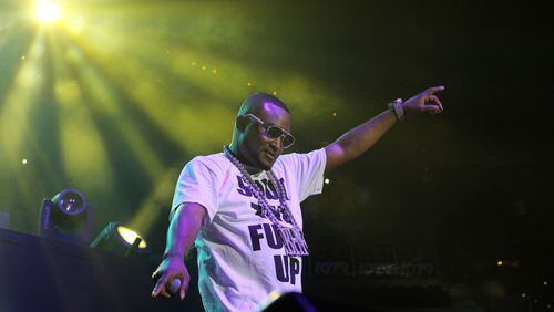 Shawty Lo on stage at the Hot 107.9's Birthday Bash 18 in 2013. (Akili-Casundria Ramsess/Special to the AJC)