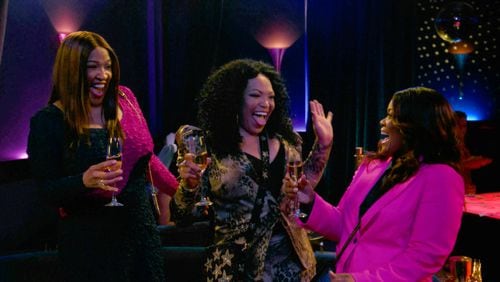 Bounce TV comedy "Act Your Age" stars Kym Whitley, Tisha Campbell and Yvette Nicole Brown as women in their 50s who move in together. It debuted on the network March 4, 2023. BOUNCE TV
