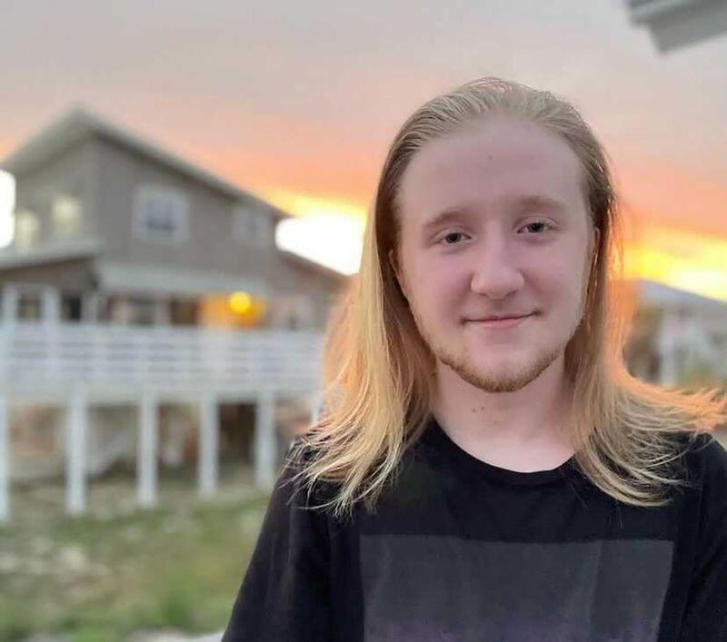 Sam Schexnyder, a 16-year-old transgender boy from Decatur, moved to Seattle to live with an aunt in 2019.
(HANDOUT)
