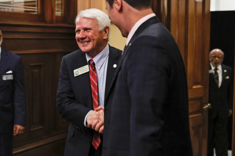 Georgia House Speaker Jon Burns, R-Newington, is quietly making his new job as speaker his own.  (Natrice Miller/The Atlanta Journal-Constitution)