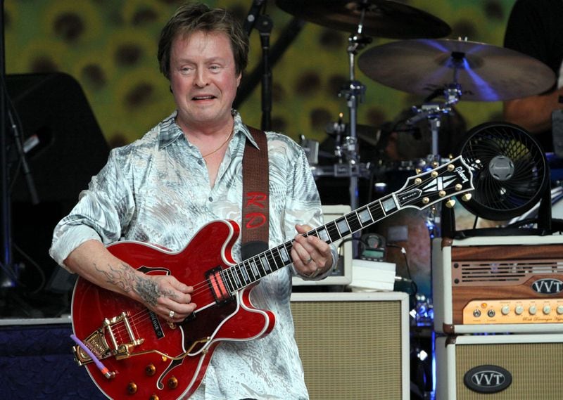 Rick Derringer on July 10, 2010, when he performed with Ringo Starr & His All Starr Band at Chastain Park Amphitheatre in Atlanta. (ROBB D. COHEN / www.robbsphotos.com)