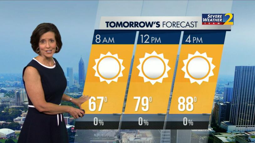 Channel 2 Action News meteorologist Jennifer Lopez presents the weather forecast for Sunday, June 19, 2022.