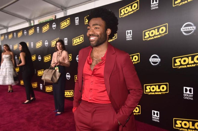 Actor Donald Glover  attends the world premiere of ‘Solo: A Star Wars Story’ in Hollywood on May 10, 2018.  