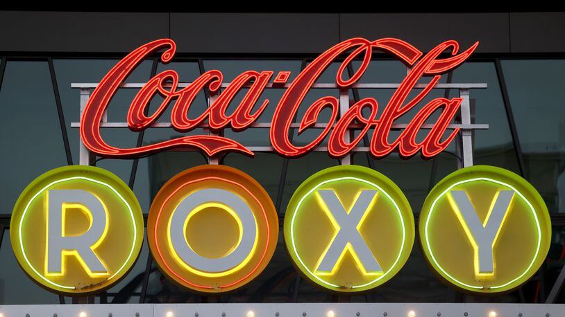 Two men were stabbed Saturday inside the Coca-Cola Roxy following the conclusion of a concert by Edén Muñoz.