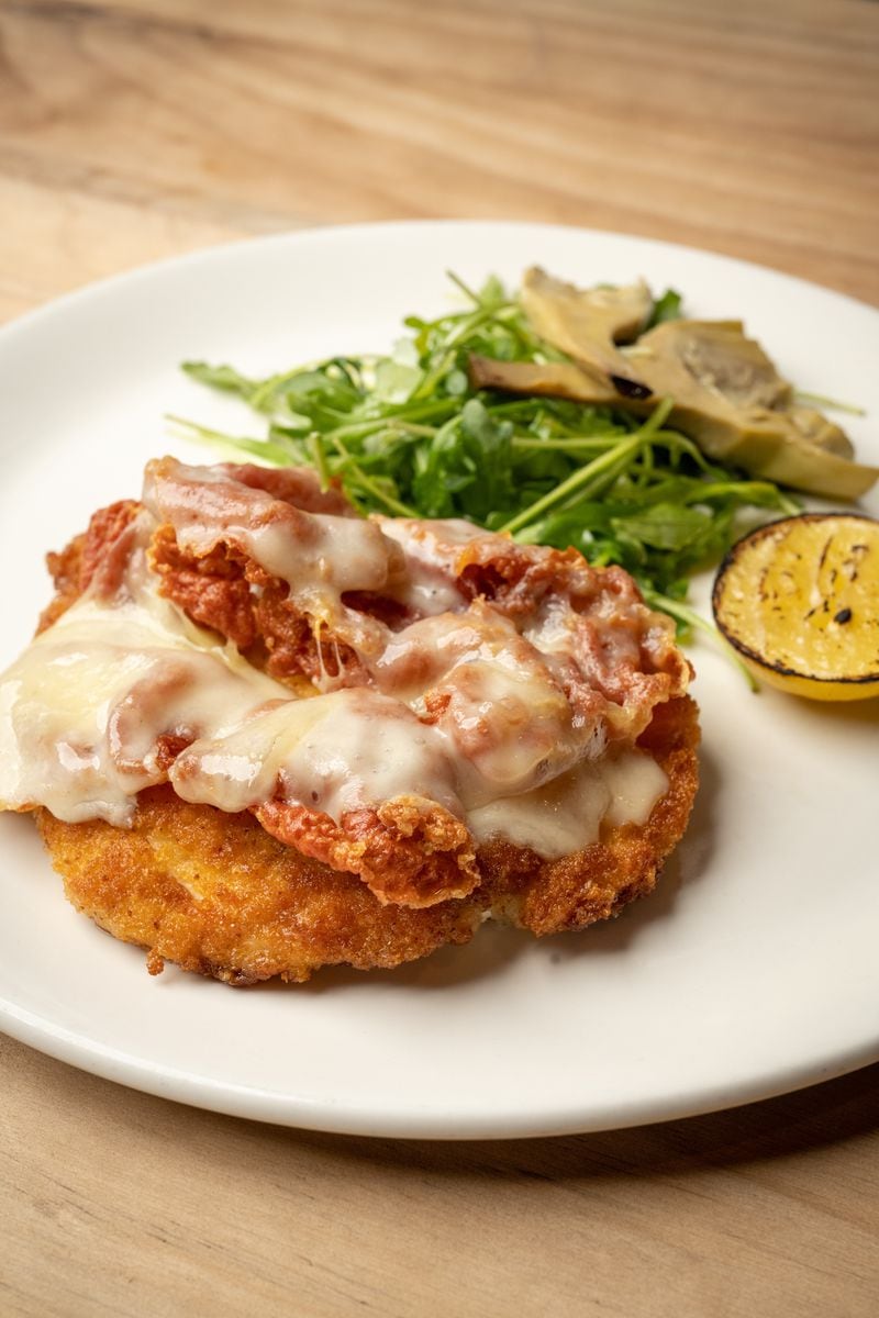 Cotoletta alla bolognese, which is similar to chicken Parmesan, is one of the few large dishes on the menu at Yeppa & Co. Courtesy of Yeppa & Co.