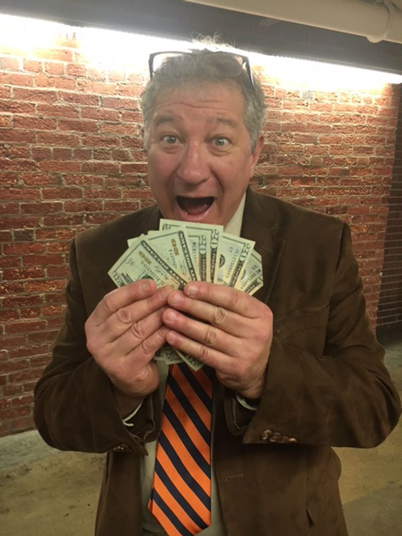 Steve McCoy makes it rain in Washington. Actually he just went to the ATM. Did you know there's one in the White House basement?