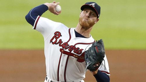 Braves righthander Mike Foltynewicz was dominant during his start Wednesday, shutting out the Phillies for seven innings. His reflexes on a liner in the seventh helped turn a double play as he held on to the shutout.
