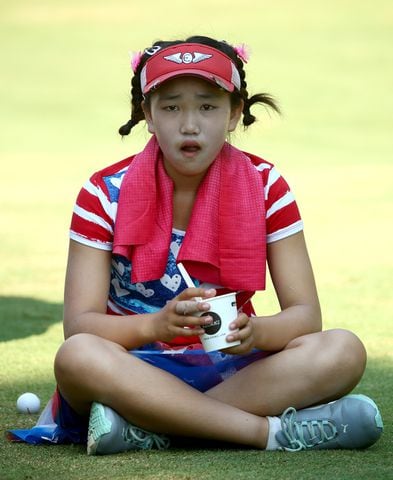 11 photos of Lucy Li in first round on Pinehurst No. 2