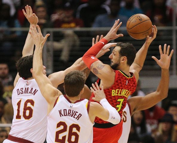 Photos: Hawks lose to the Cavs