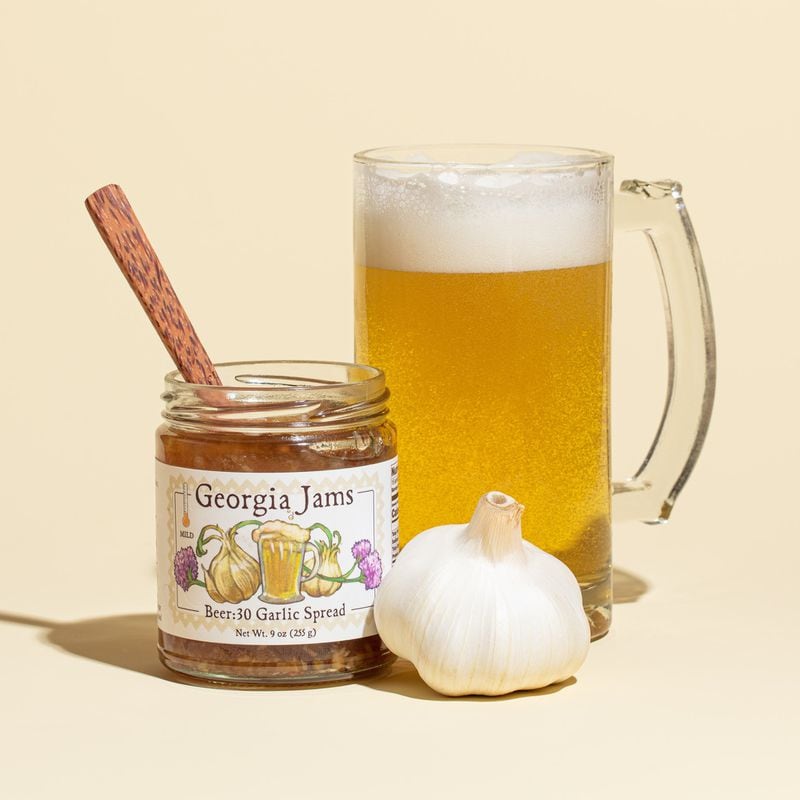 Georgia Jams also produces savory spreads, including one made with Yuengling lager and garlic. Courtesy of Hype