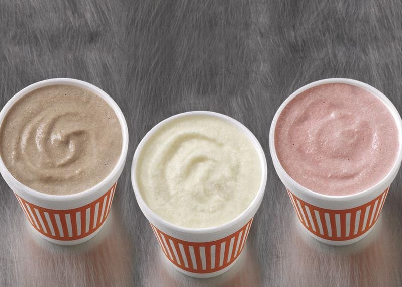 Whataburger's chocolate, vanilla and strawberry shakes and malts are thick, creamy and huge. Courtesy of Whataburger