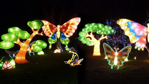 A Chinese Lantern Festival at Centennial Olympic Park will begin Dec. 9 and run through Jan. 15. CONTRIBUTED