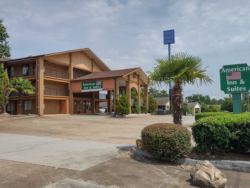 The American Inn and Suites sits on Old Dixie Highway, just off I-75 in Clayton County.