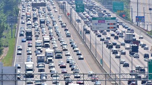 Traffic will just as bad during the weekend as it is during the week. HYOSUB SHIN /HSHIN@AJC.COM