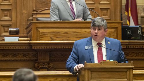State Sen. Larry Walker, who sponsored SB 373, said the legislation would support Georgia's mental health workforce. (Alyssa Pointer / Alyssa.Pointer@ajc.com)