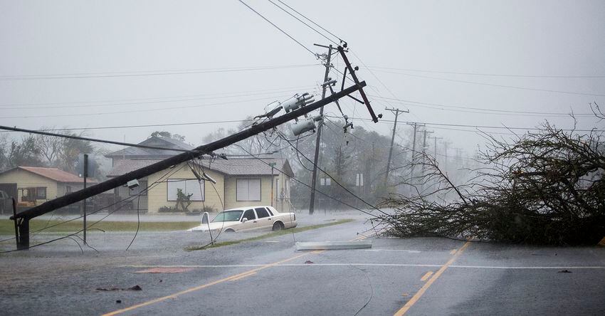 Photos: Hurricane Harvey hits Texas coast