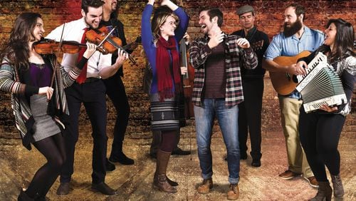 Featuring an ensemble of nine actor-musicians, “Once” continues through March 8 at Horizon Theatre. CONTRIBUTED BY HORIZON THEATRE