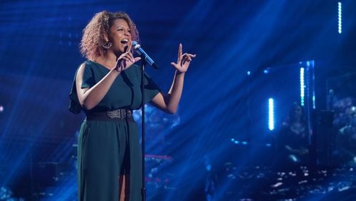 Alyssa Wray performed during the Sunday episode of April 4, 2021 of "American Idol." (ABC/Eric McCandless)