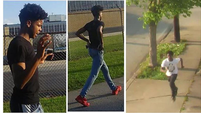 Police have released these photos of a person of interested in  Friday night's deadly shooting. (Credit: Atlanta Police Department)