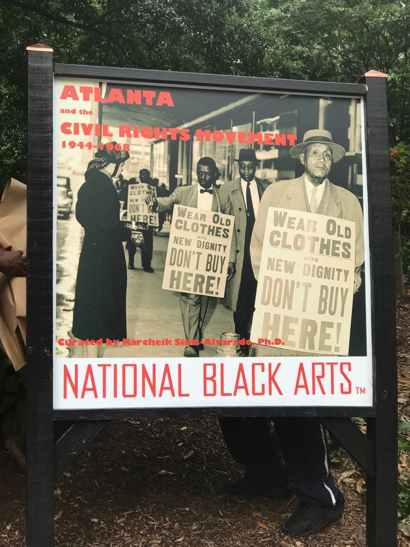 NBAF sponsored historian and author Dr. Karcheik Sims-Alvarado’s photography exhibition on the civil rights movement in 2021.