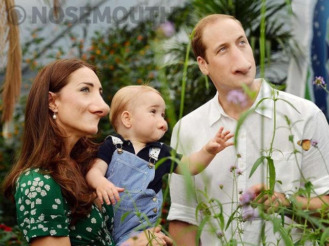 Princess Kate, Prince George and Prince William
