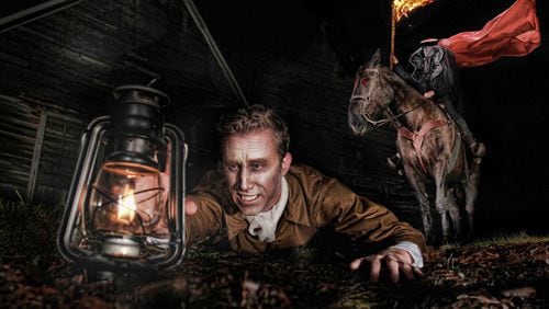 The Serenbe Playhouse brings back the timeless Washington Irving tale of the headless horseman in “Sleepy Hollow Experience.” CONTRIBUTED: SERENBE PLAYHOUSE