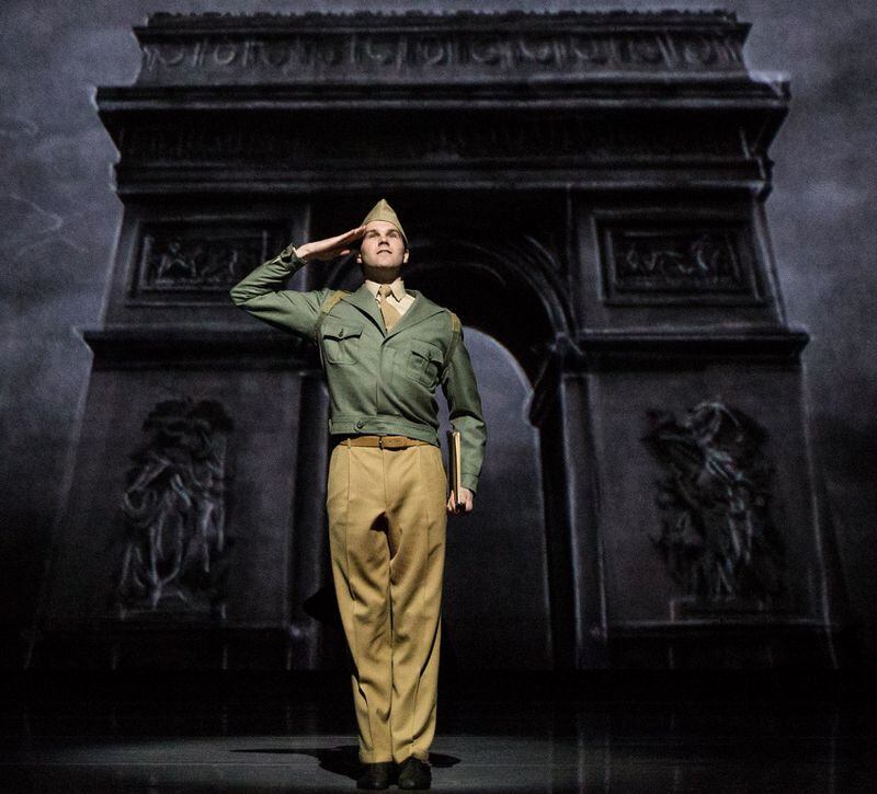 McGee Maddox plays a former soldier who wants to be an artist in the Broadway in Atlanta national tour of “An American in Paris” at the Fox Theatre. CONTRIBUTED BY MATTHEW MURPHY