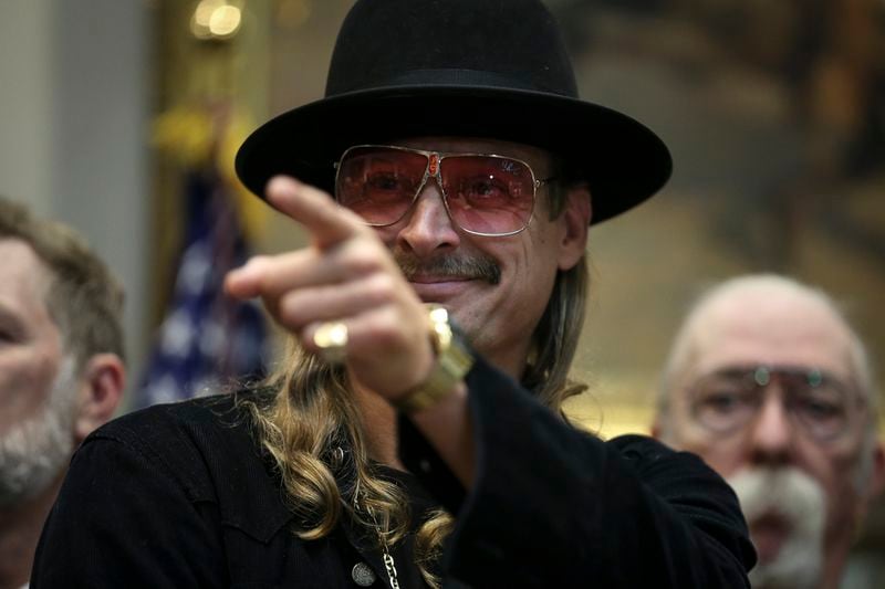 FILE Kid Rock attends a signing ceremony as U.S. President Donald Trump in Washington, D.C. His Detroit restaurant will close 