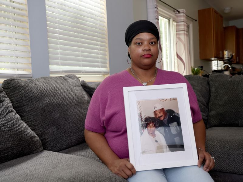 Steven Sims was a gregarious truck driver from Riverdale who loved to hit the road and visit friends, said his daughter, Rhonda Williams. He died with COVID-19 in the Clayton County Jail in June of 2020. “I feel like it is my job to find out what happened and to get justice for my dad,” Williams said. “Where was the care?” (Tyson Horne / tyson.horne@ajc.com)